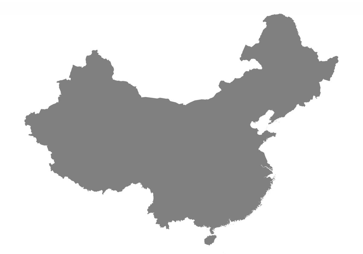 Mapa vectorial de China