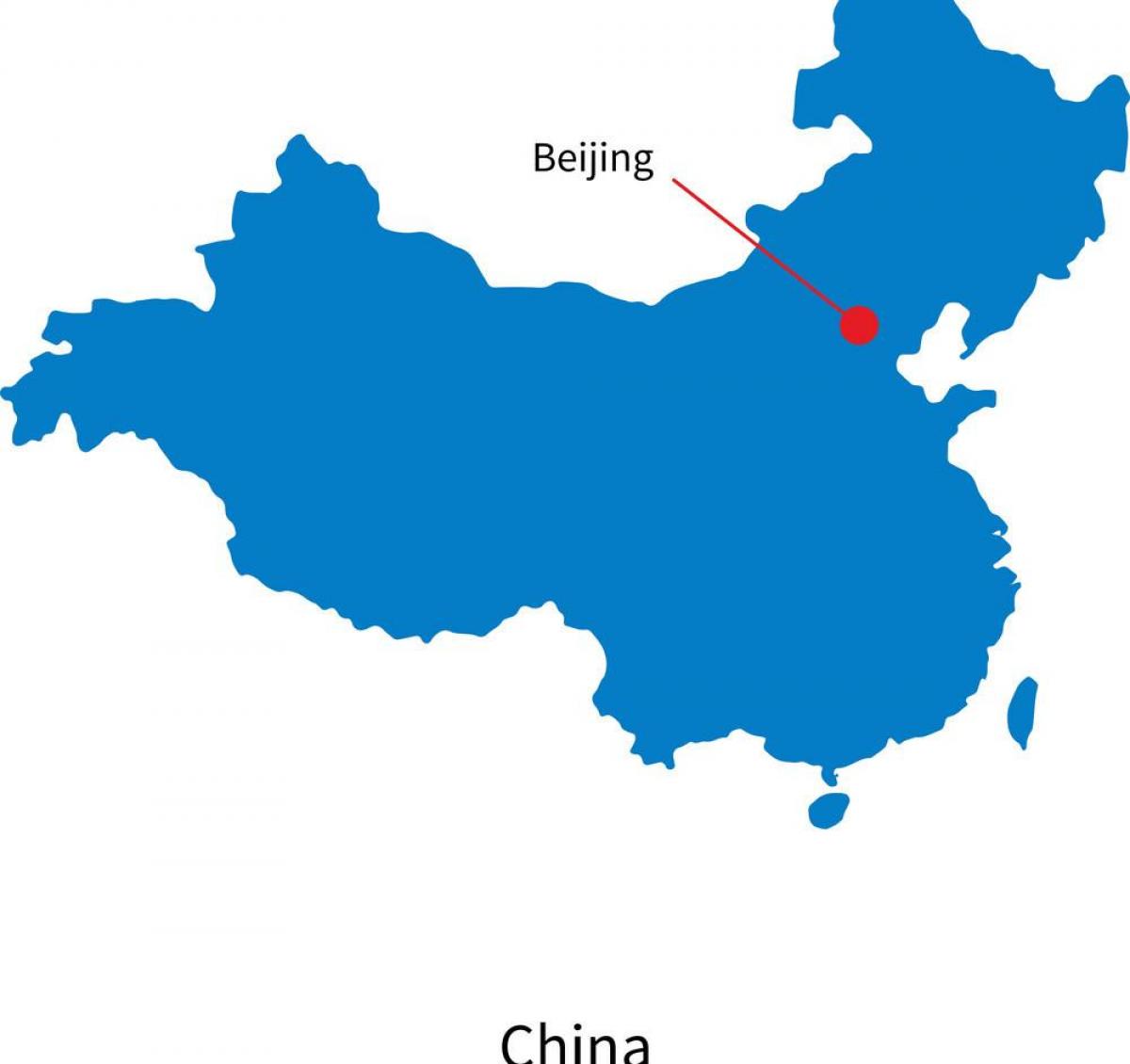 Mapa de la capital de China