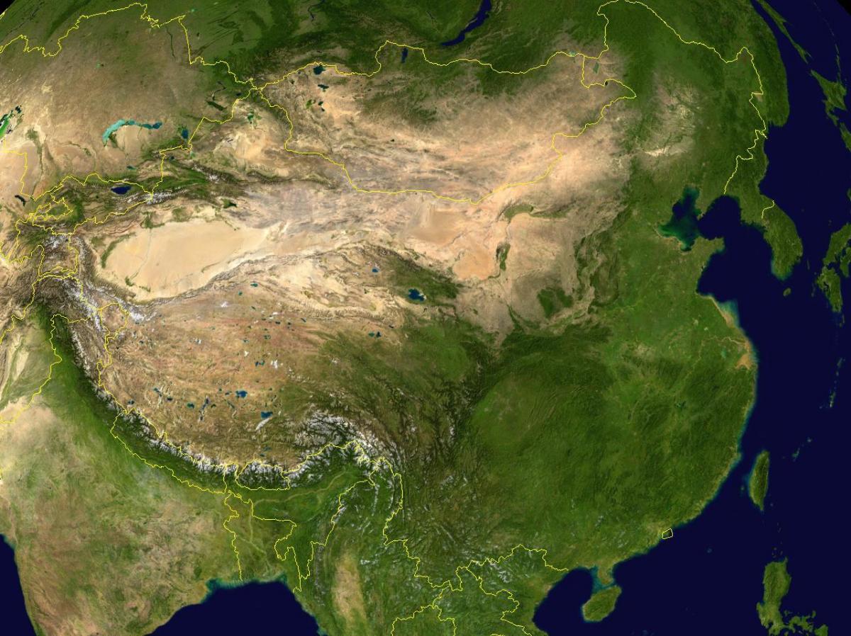 Mapa del cielo de China